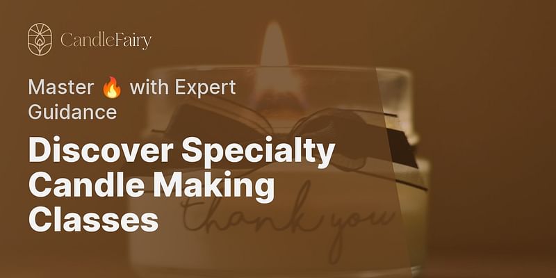 Discover Specialty Candle Making Classes - Master 🔥 with Expert Guidance